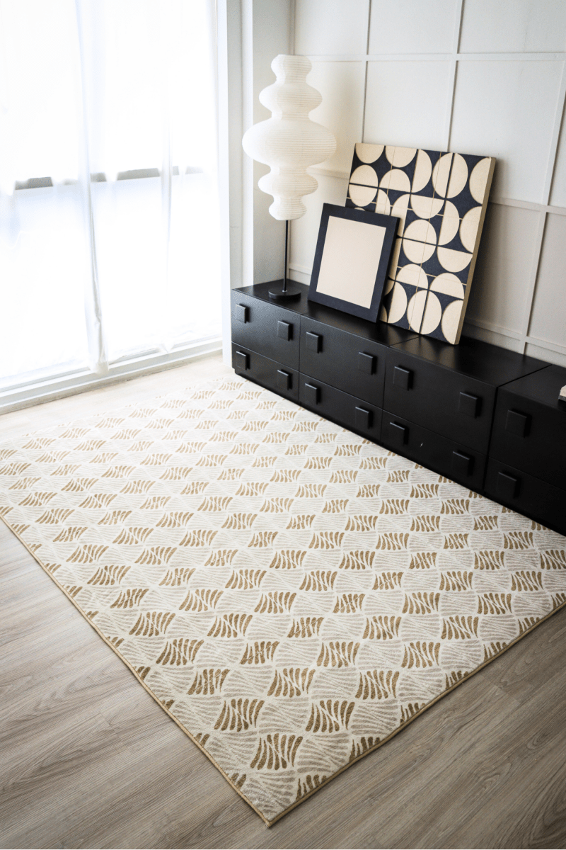 Amber Shell Carpet | Scandinavian | Polyfibre Cashmere Series - The Carpetier™