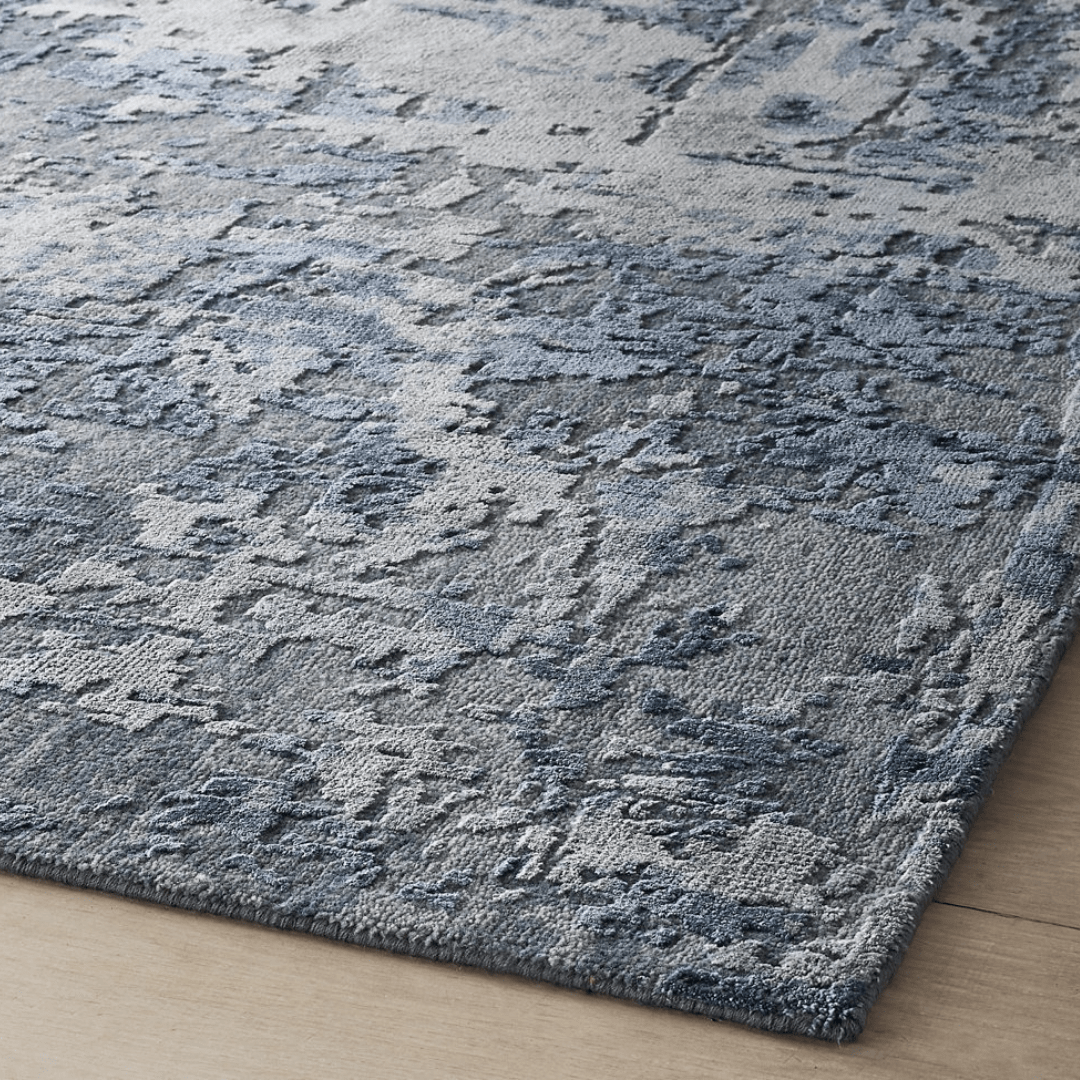 Arctic Dusk Carpet | Luxury Wool & Silk Hand - knotted - The Carpetier™