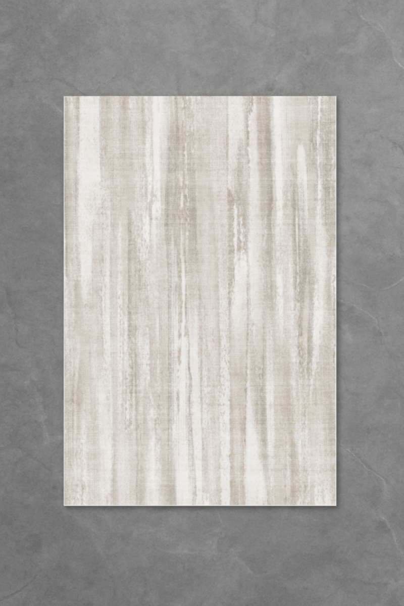 Beige Cascade Floor Mat | Polyfibre Cashmere - The Carpetier™