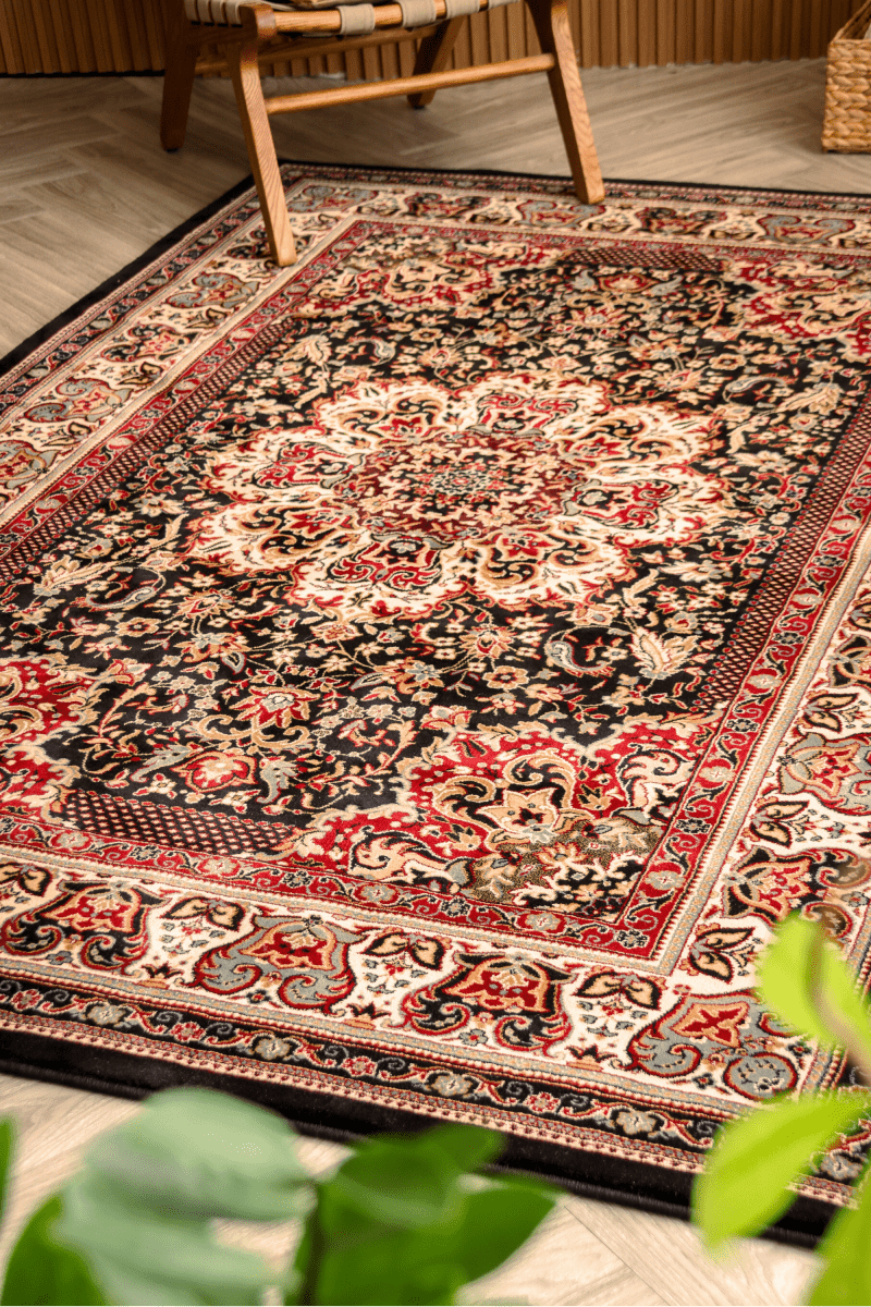 Black Ruby Carpet | Ankara | Royal Persian Series - The Carpetier™