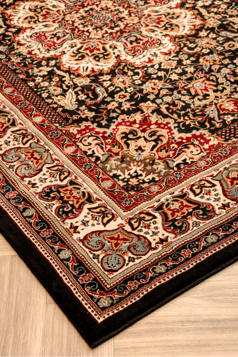 Black Ruby Carpet | Ankara | Royal Persian Series - The Carpetier™