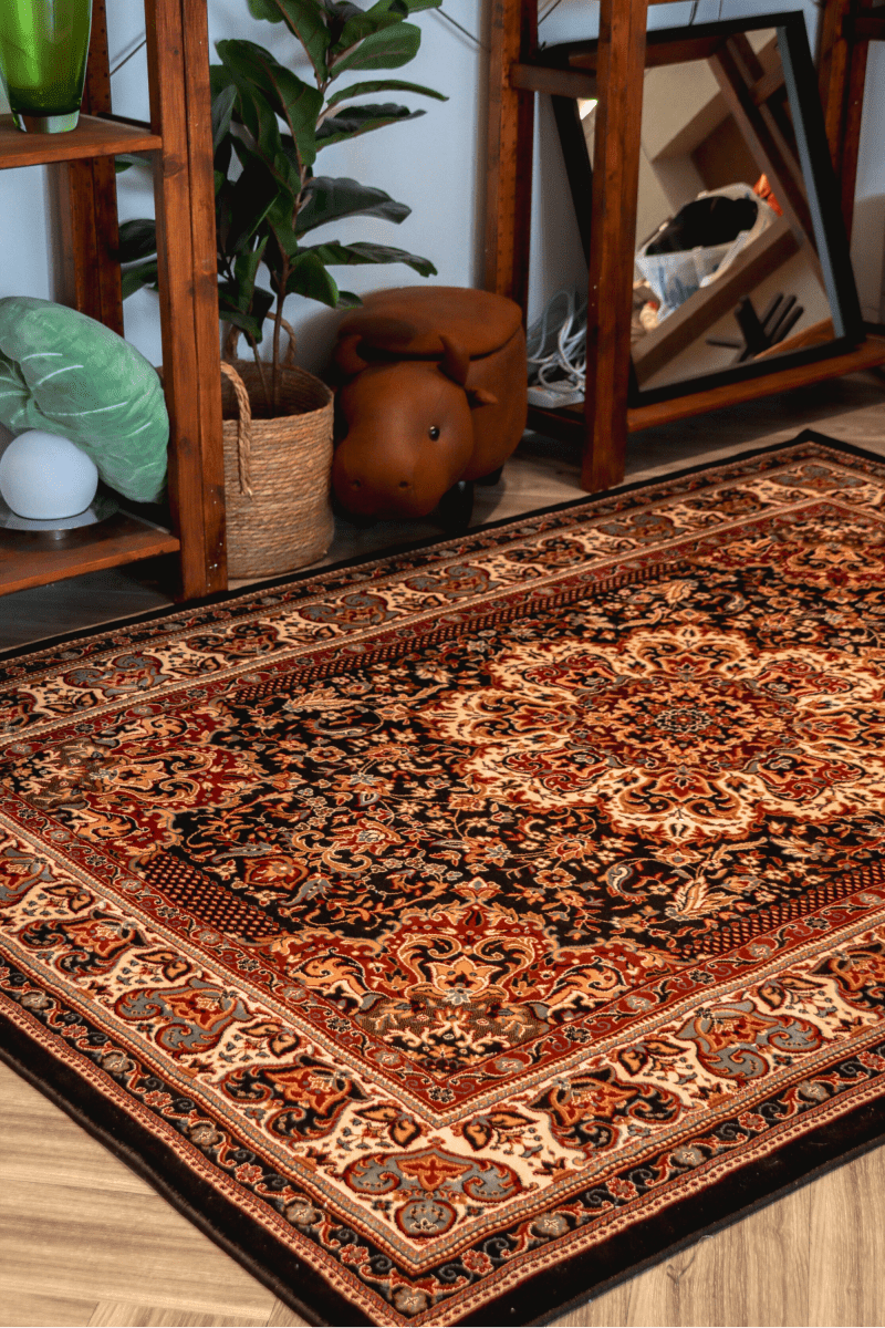 Black Ruby Carpet | Ankara | Royal Persian Series - The Carpetier™