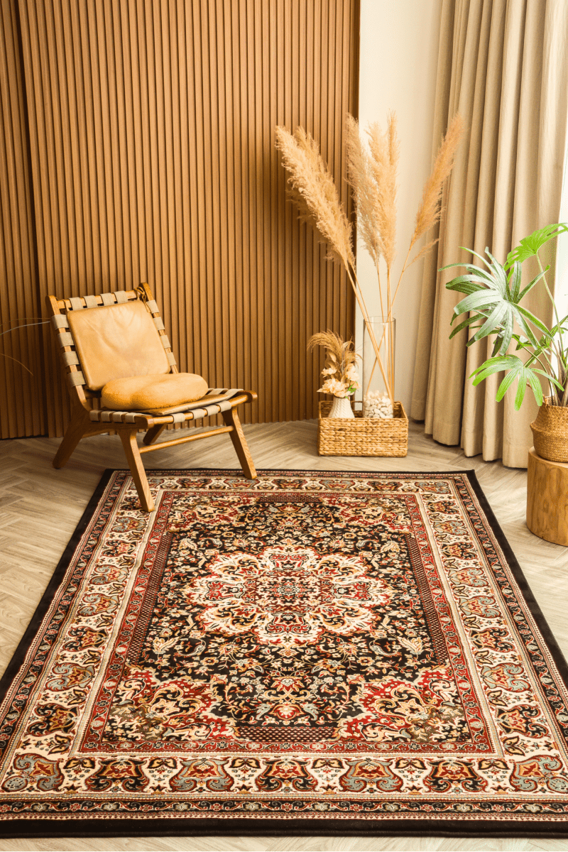 Black Ruby Carpet | Ankara | Royal Persian Series - The Carpetier™