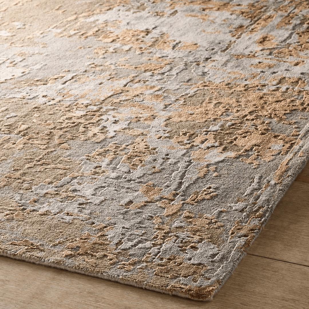 Bronze Twilight Carpet | Luxury Wool & Silk Hand - knotted - The Carpetier™