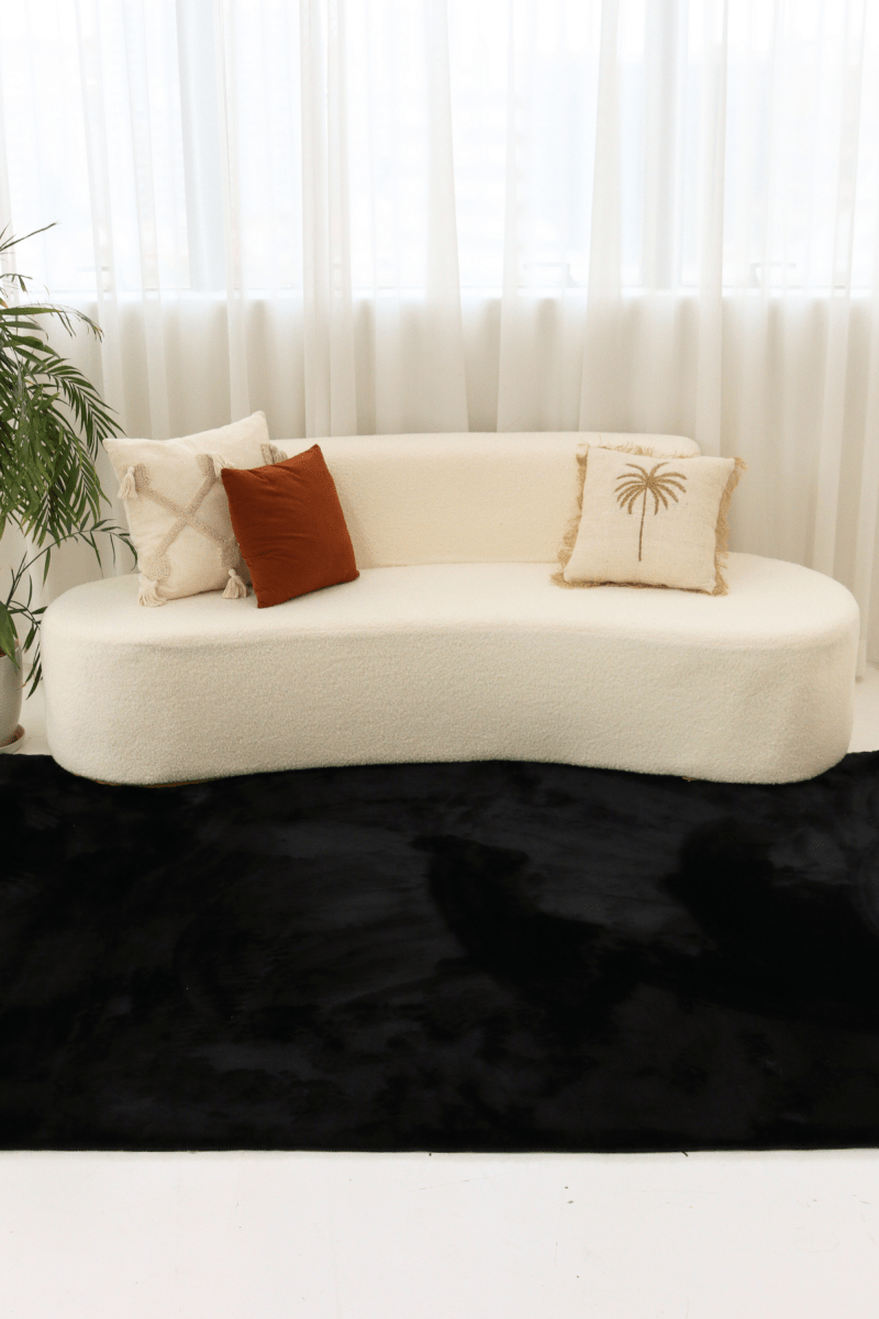Charcoal Black Carpet | Cloud Fur Series - The Carpetier™