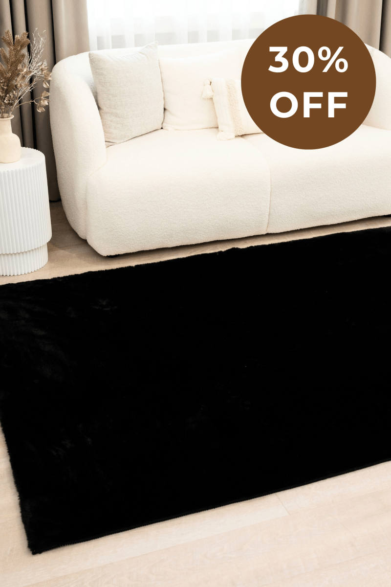 Charcoal Black Carpet | Cloud Fur Series - The Carpetier™
