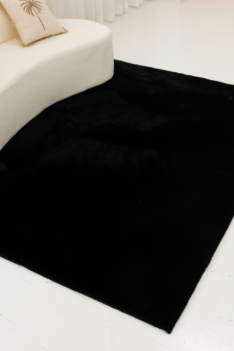 Charcoal Black Carpet | Cloud Fur Series - The Carpetier™