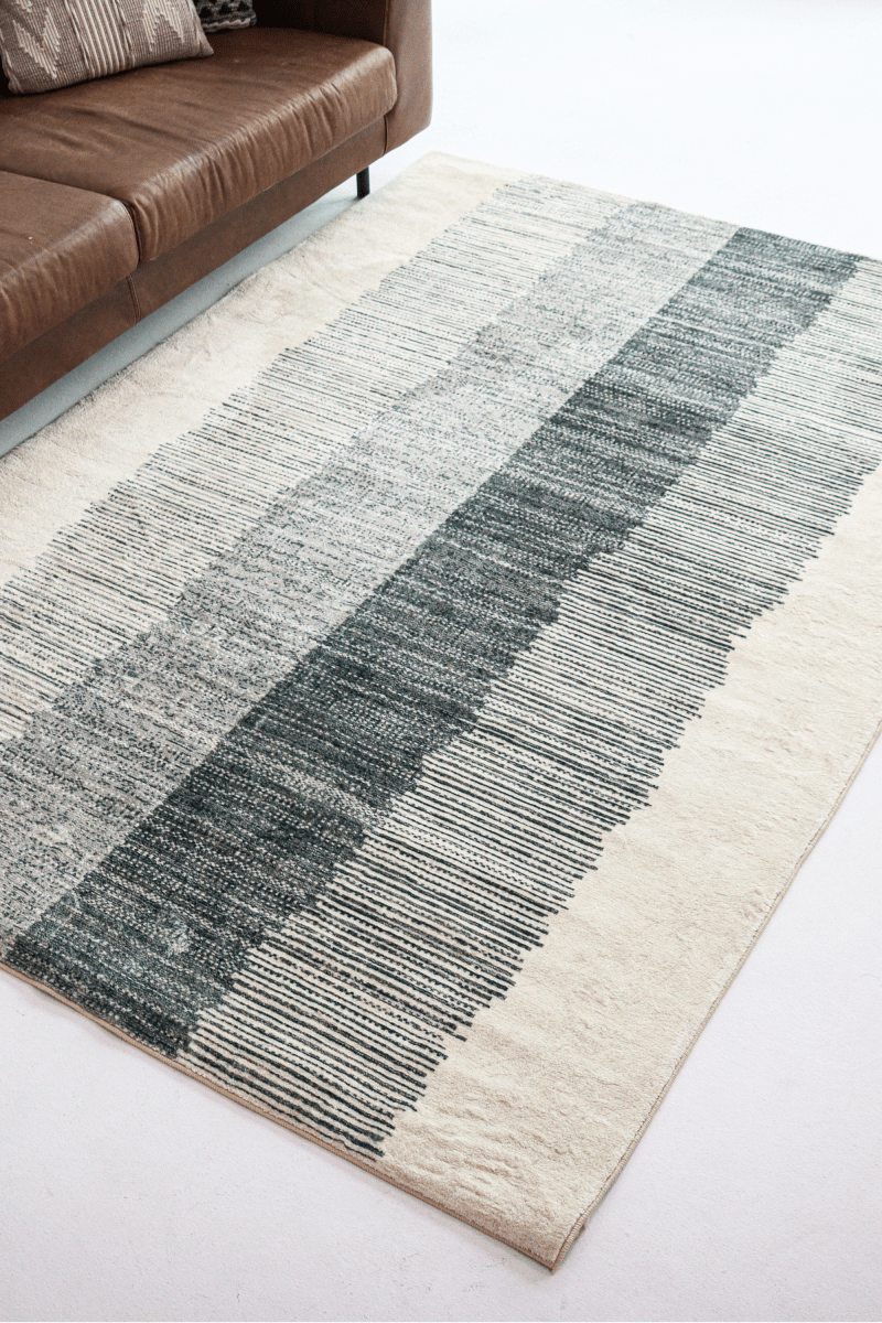Charcoal Drift Carpet | Scandinavian | Polyfibre Cashmere Series - The Carpetier™
