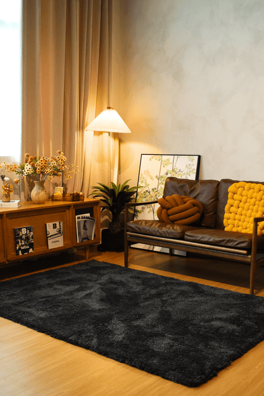 Charcoal Grey LuxeFur Carpet | LuxeFur Dyed Series - The Carpetier™