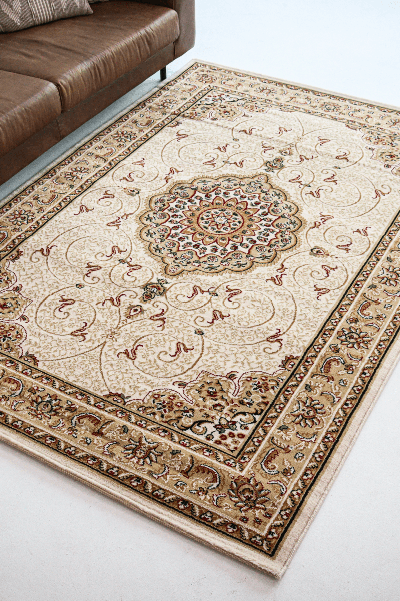 Classic Ivory Carpet | Iranshar | Royal Persian Series - The Carpetier™