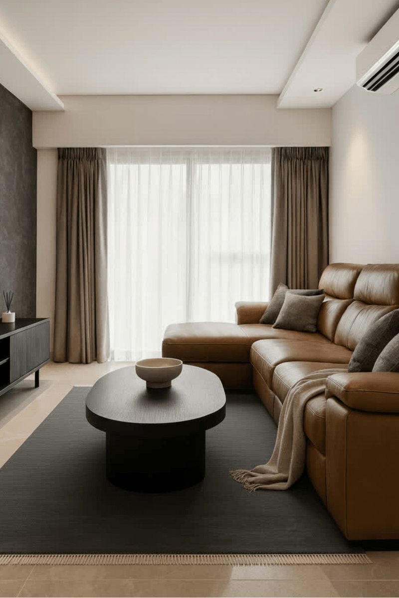 Coal | New Zealand Wool Handloomed With Tassels - The Carpetier™