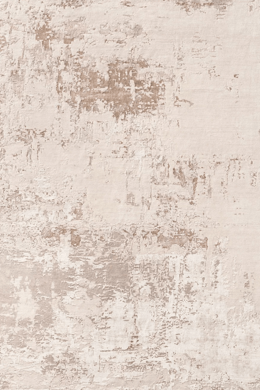 Cream Stone Carpet | Luxury Wool & Silk Hand - knotted - The Carpetier™
