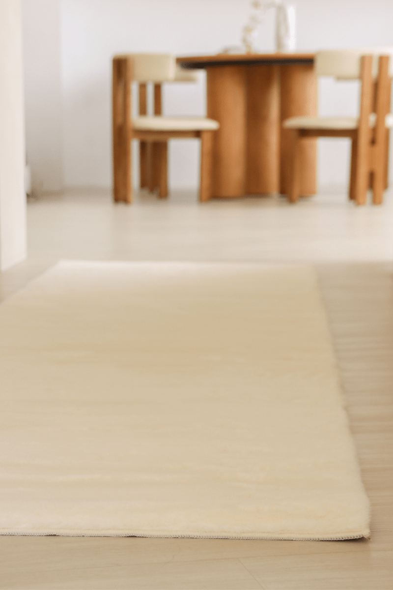 Cream White Runner | Cloud Fur Series - The Carpetier™