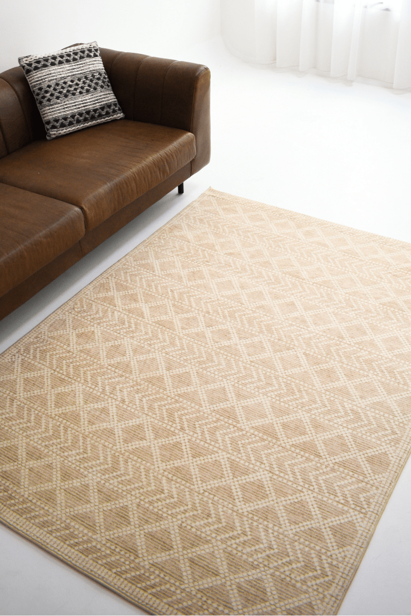 Desert Tribal Carpet | Scandinavian | Polyfibre Cashmere Series - The Carpetier™