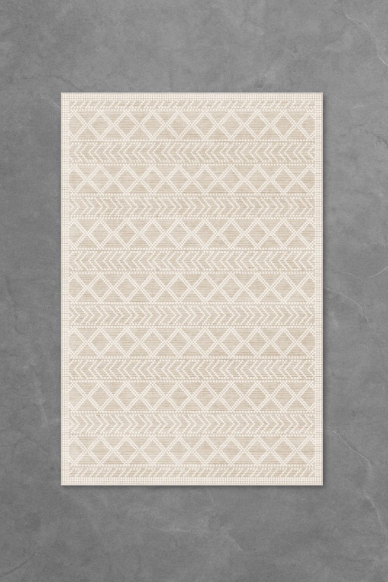 Desert Tribal Floor Mat | Polyfibre Cashmere - The Carpetier™