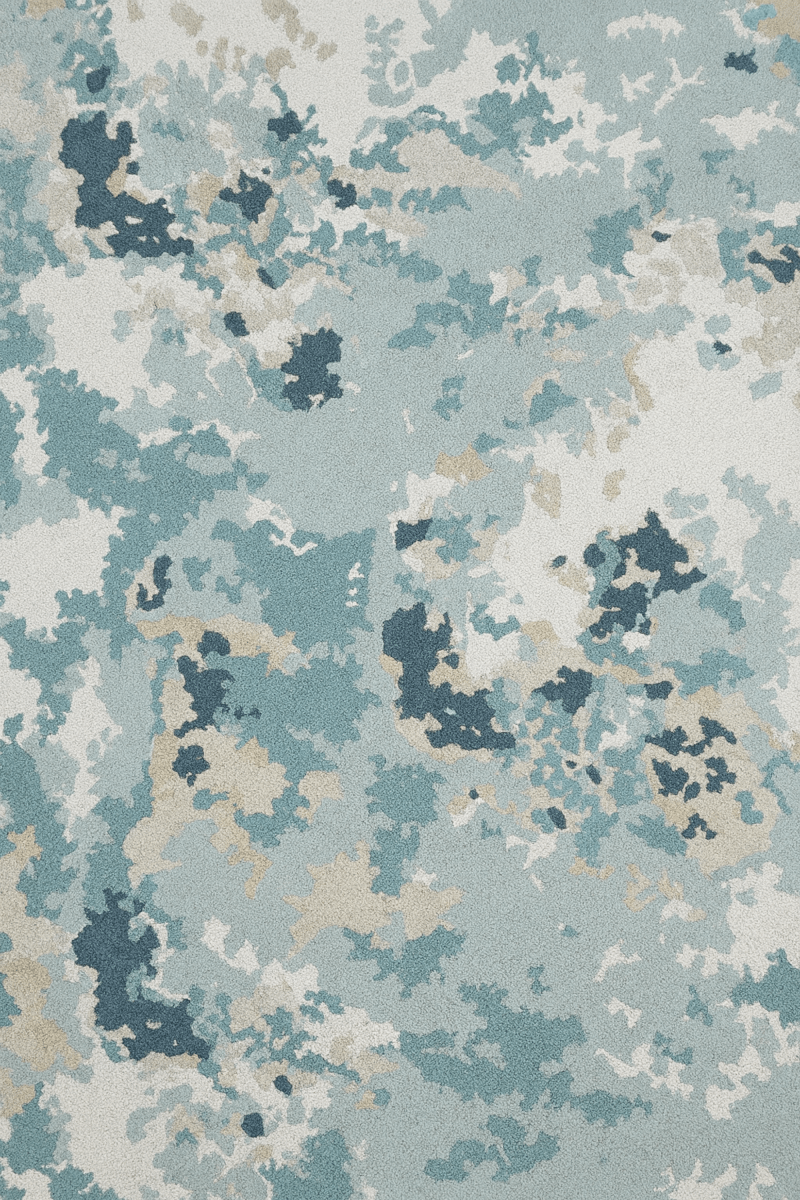 Flair Rug in Arctic Mist | Customizable - The Carpetier™