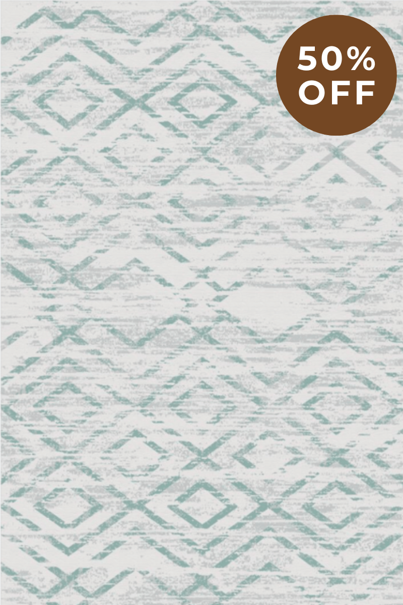 Glacial Green Carpet | Scandinavian | Polyfibre Cashmere Series - The Carpetier™