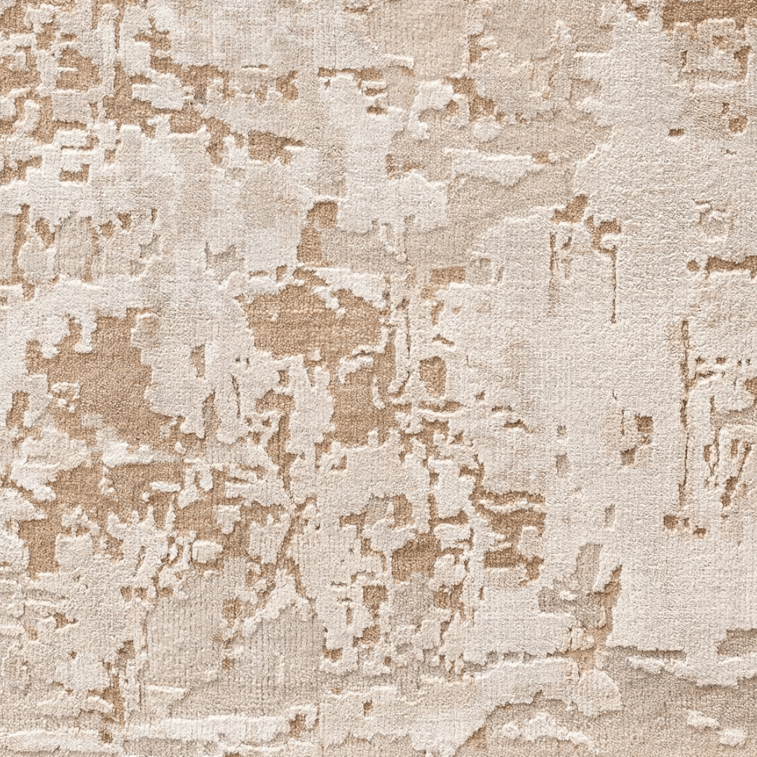 Golden Marble Carpet | Luxury Wool & Silk Hand - knotted - The Carpetier™