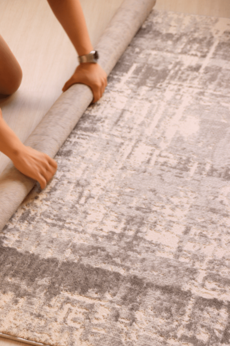 Ivory Lattice Luxury Carpet | Carlton Modern Series - The Carpetier™