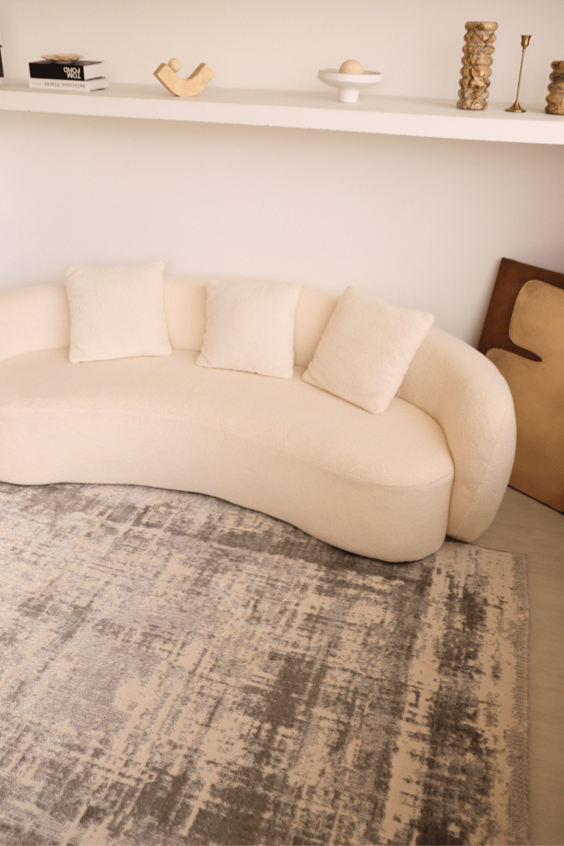 Ivory Lattice Luxury Carpet | Carlton Modern Series - The Carpetier™