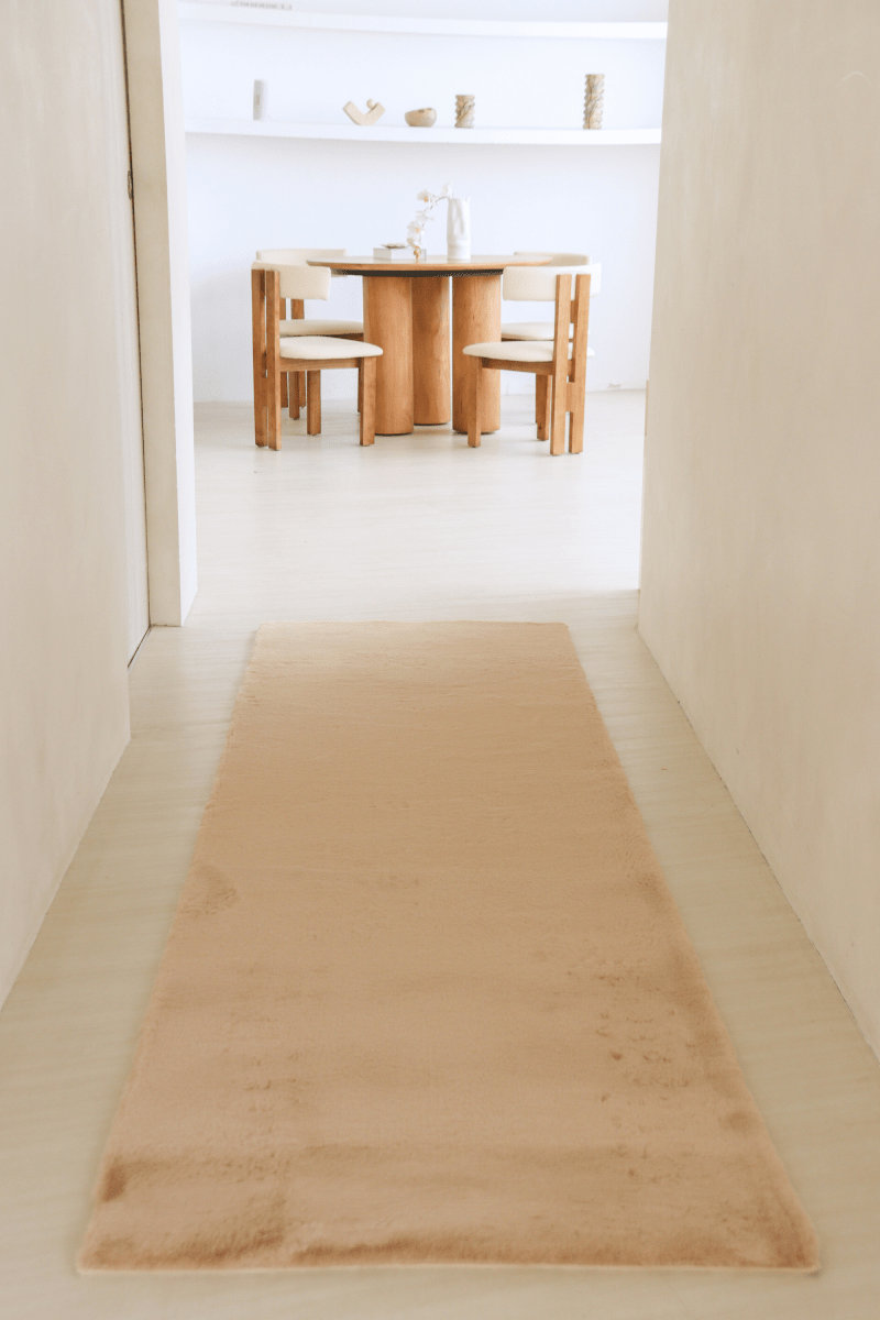 Latte Brown Runner | Cloud Fur Series - The Carpetier™