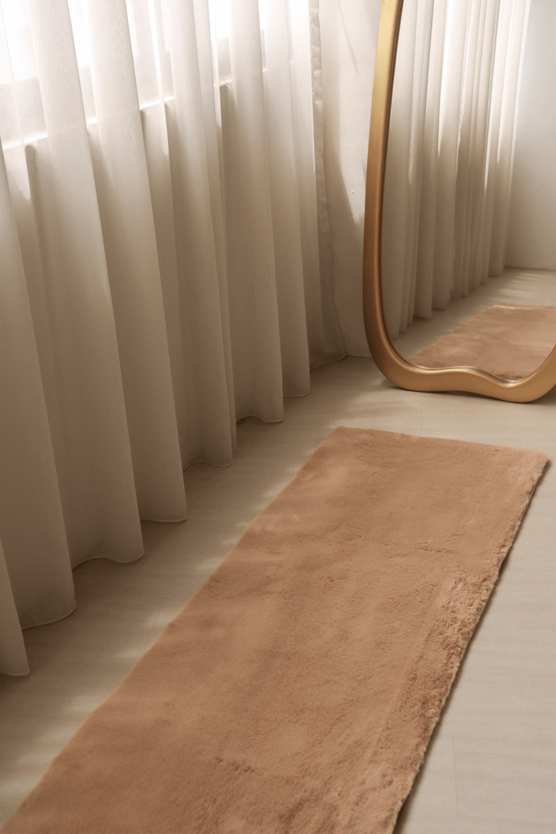 Latte Brown Runner | Cloud Fur Series - The Carpetier™