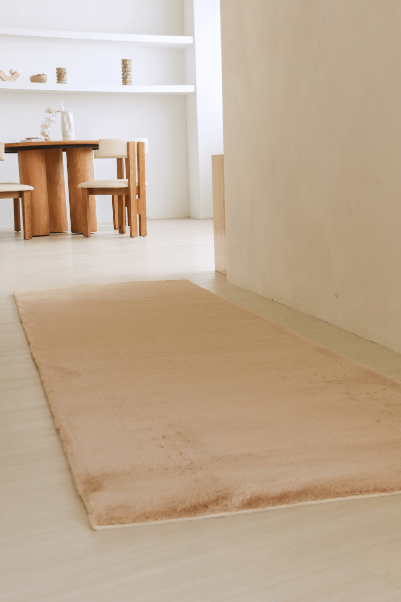 Latte Brown Runner | Cloud Fur Series - The Carpetier™