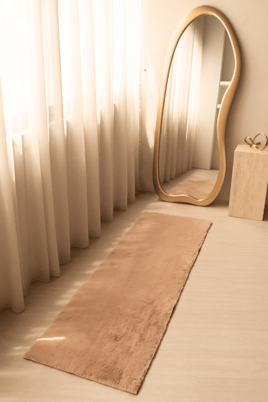 Latte Brown Runner | Cloud Fur Series - The Carpetier™