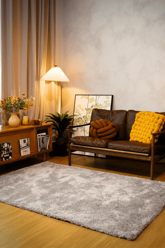 Light Grey LuxeFur Carpet | LuxeFur Dyed Series - The Carpetier™