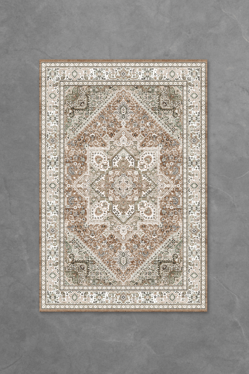 Medina Gaden Floor Mat | Polyfibre Cashmere - The Carpetier™