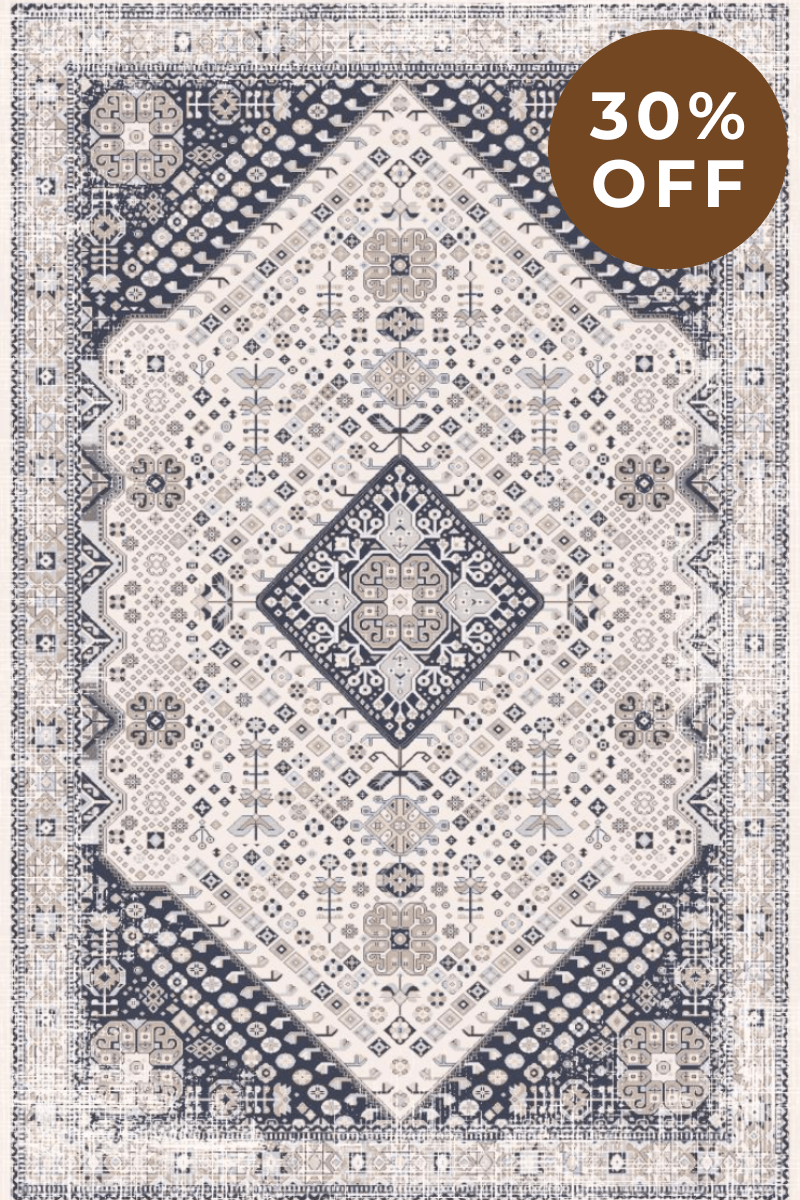 Midnight Palace Carpet | Persian | Polyfibre Cashmere Series - The Carpetier™