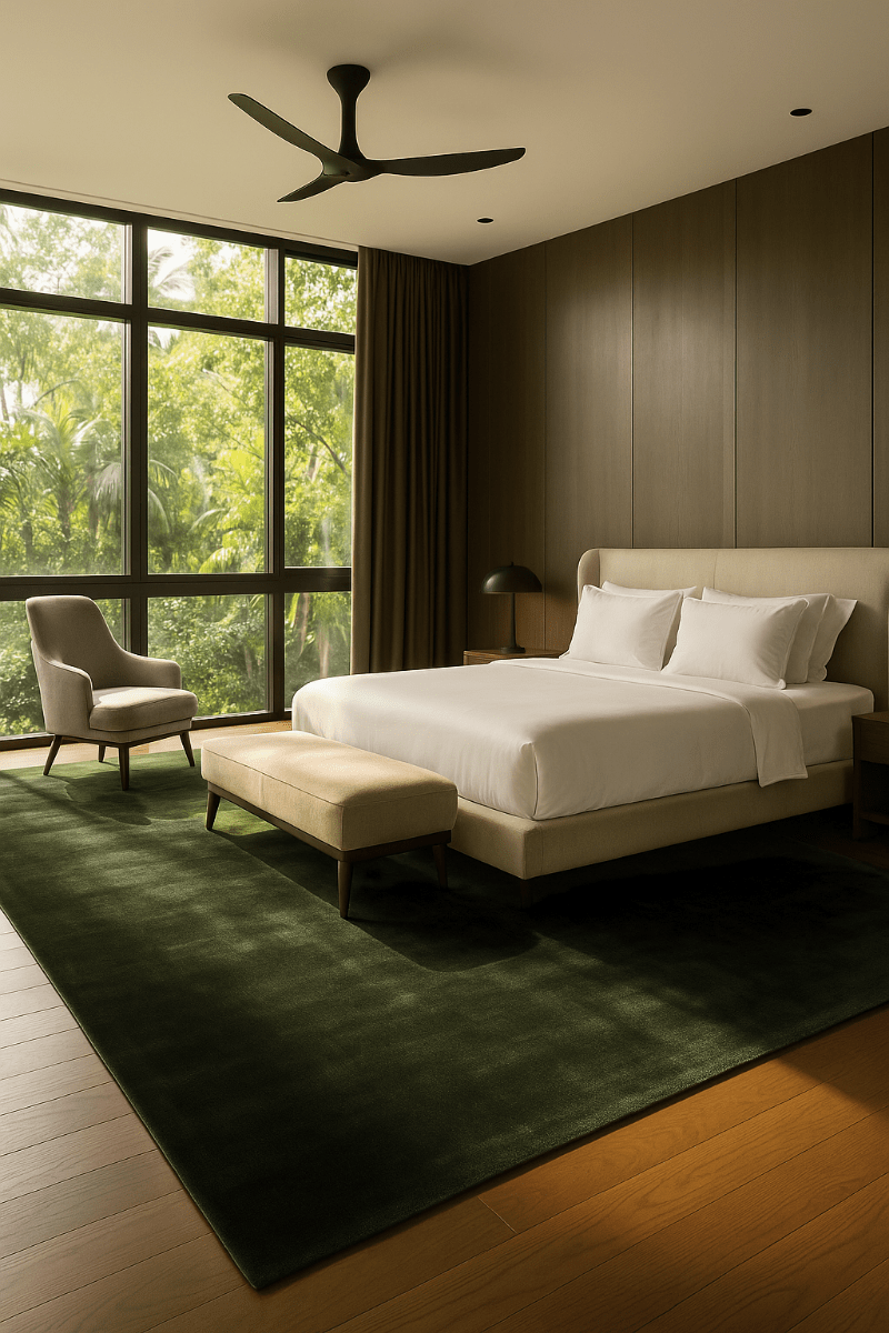 Olive | 100% TENCEL™ Handloomed - The Carpetier™