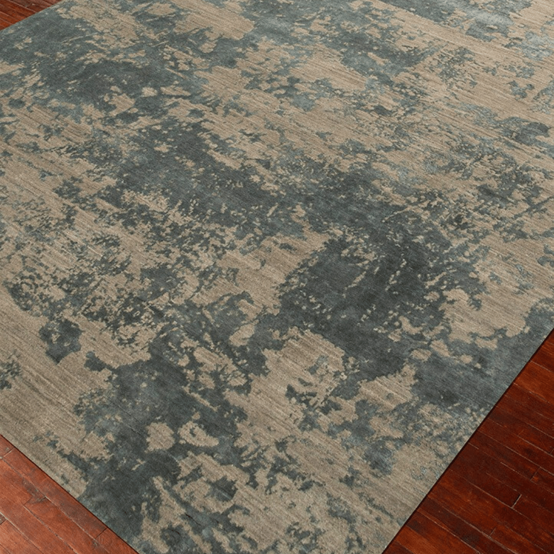 Olive Forest Carpet | Luxury Wool & Silk Hand - knotted - The Carpetier™