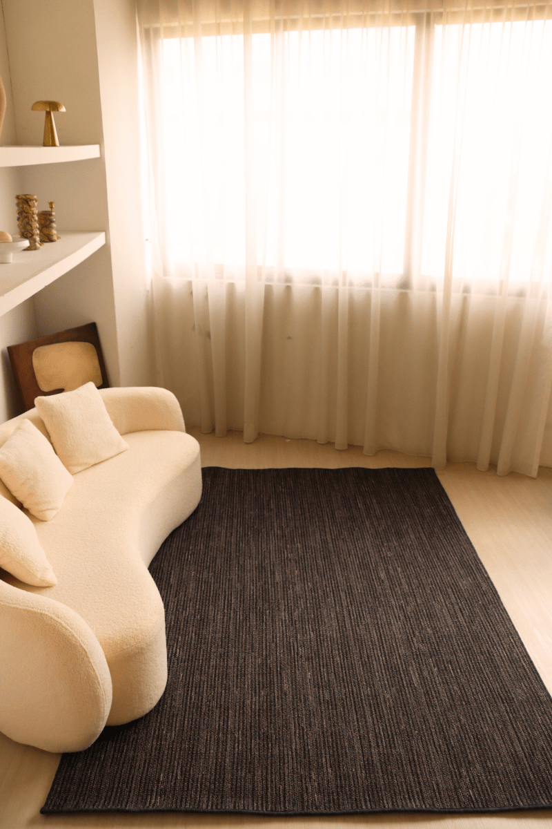 Oxford Blue & Walnut Multi - Coloured Loop Pile Carpet | Earth Series - The Carpetier™