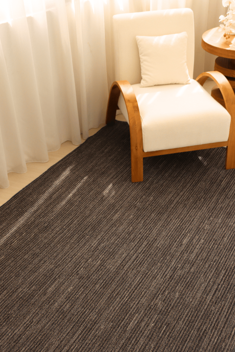 Oxford Blue & Walnut Multi - Coloured Loop Pile Carpet | Earth Series - The Carpetier™