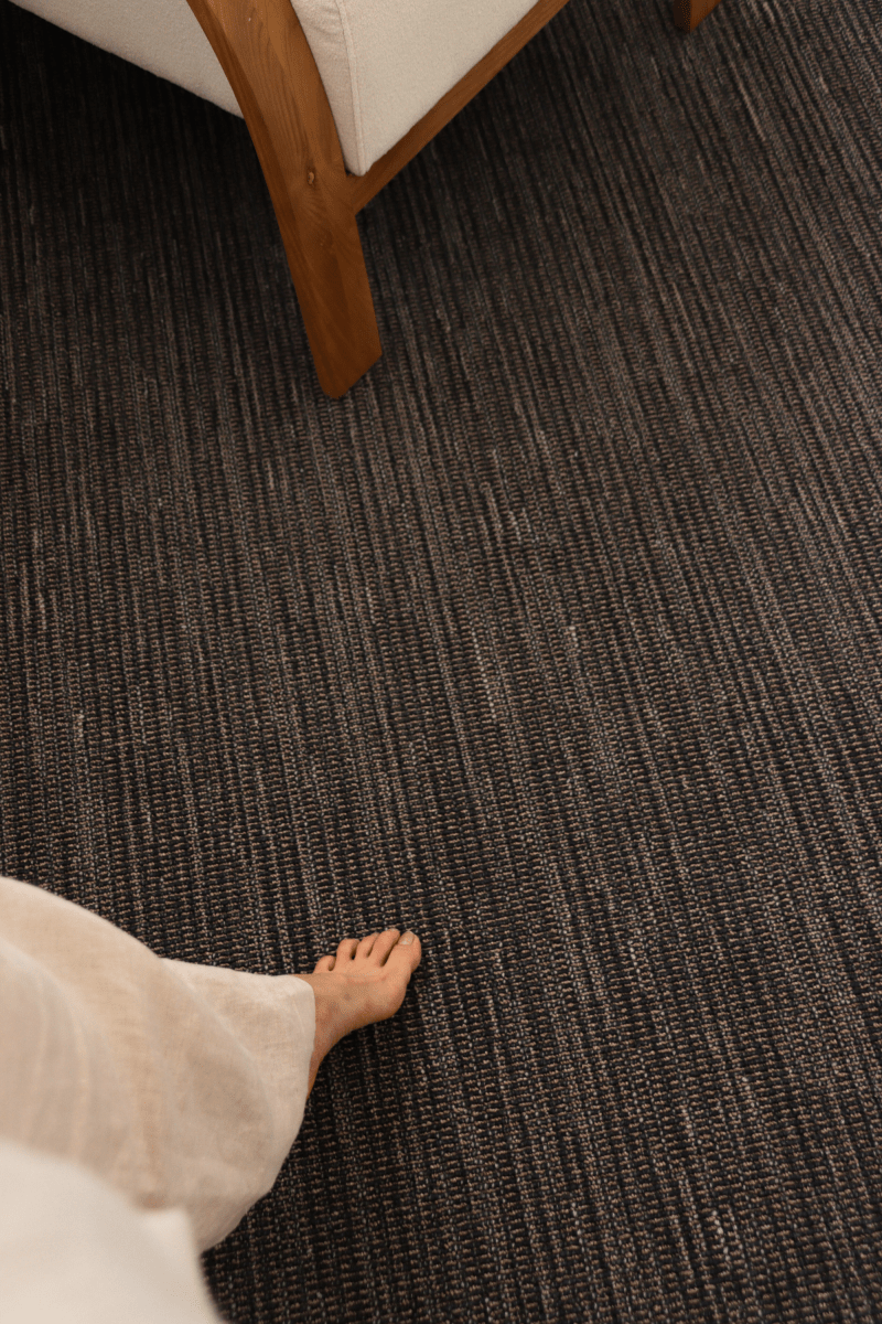 Oxford Blue & Walnut Multi - Coloured Loop Pile Carpet | Earth Series - The Carpetier™