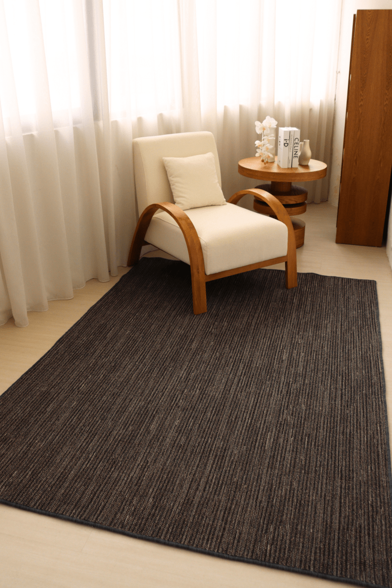 Oxford Blue & Walnut Multi - Coloured Loop Pile Carpet | Earth Series - The Carpetier™