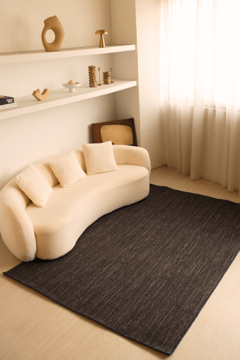 Oxford Blue & Walnut Multi - Coloured Loop Pile Carpet | Earth Series - The Carpetier™