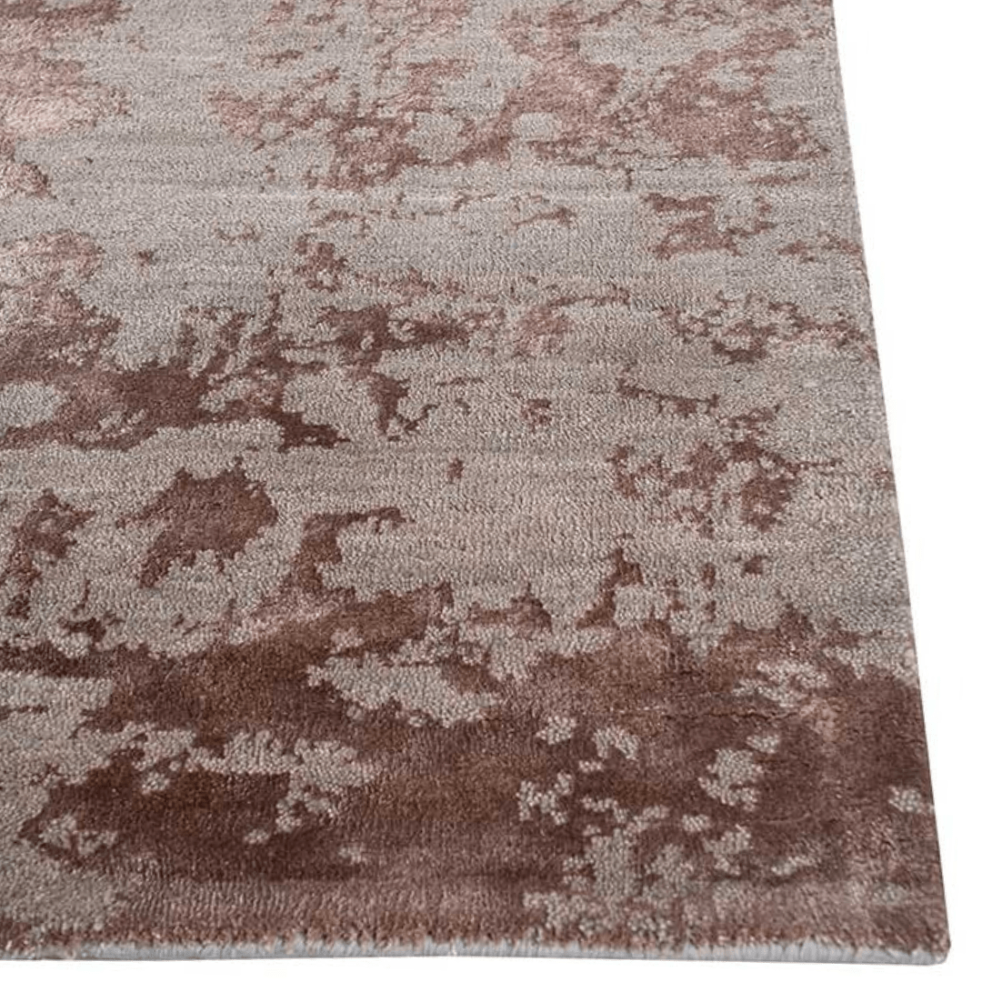 Rosewood Bronze Carpet | Luxury Wool & Silk Hand - knotted - The Carpetier™