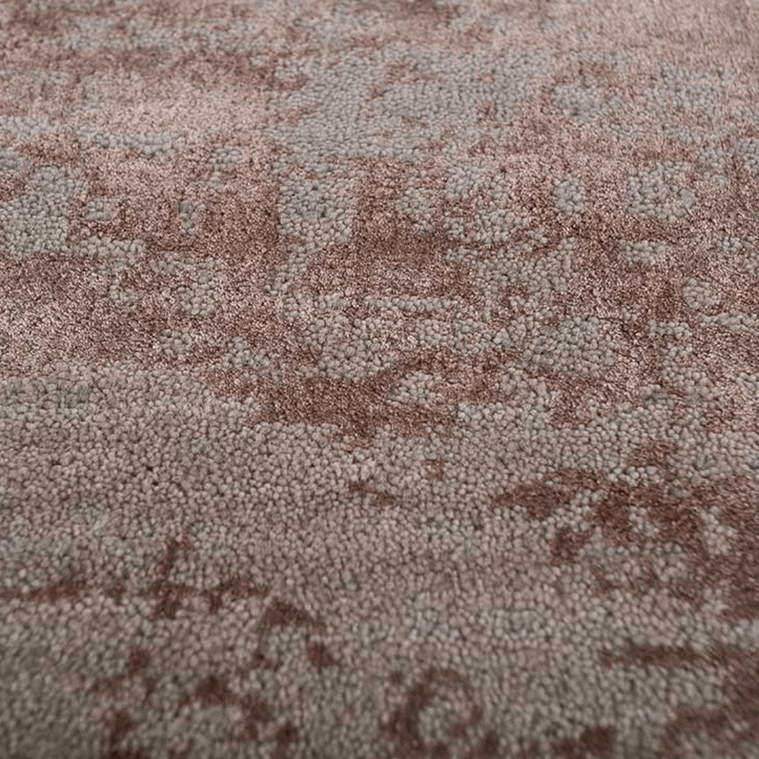 Rosewood Bronze Carpet | Luxury Wool & Silk Hand - knotted - The Carpetier™