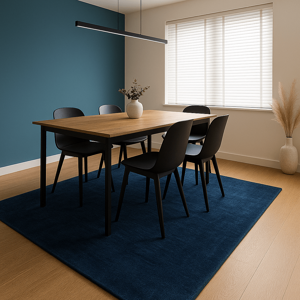 Royal Blue Carpet | Luxury Wool Handloomed - The Carpetier™