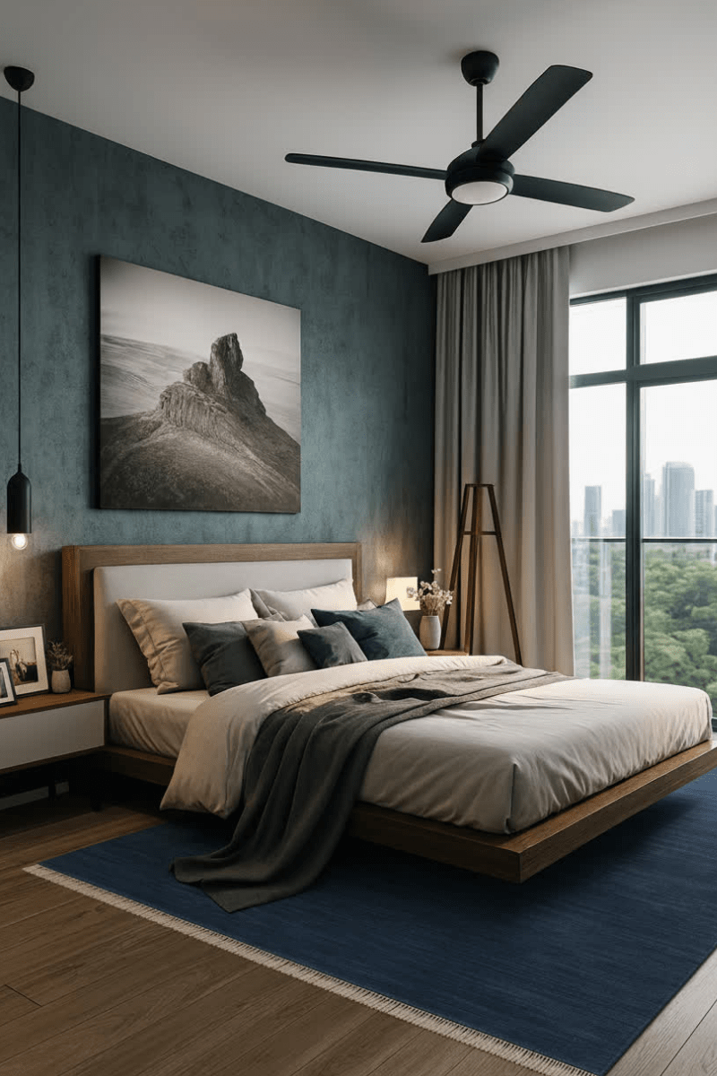 Royal Blue | New Zealand Wool Handloomed With Tassels - The Carpetier™