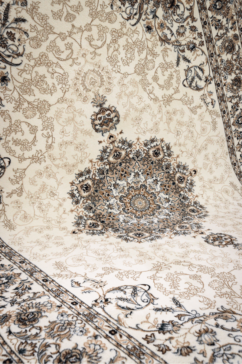Royal Ivory Carpet | Persian | Polyfibre Cashmere Series - The Carpetier™