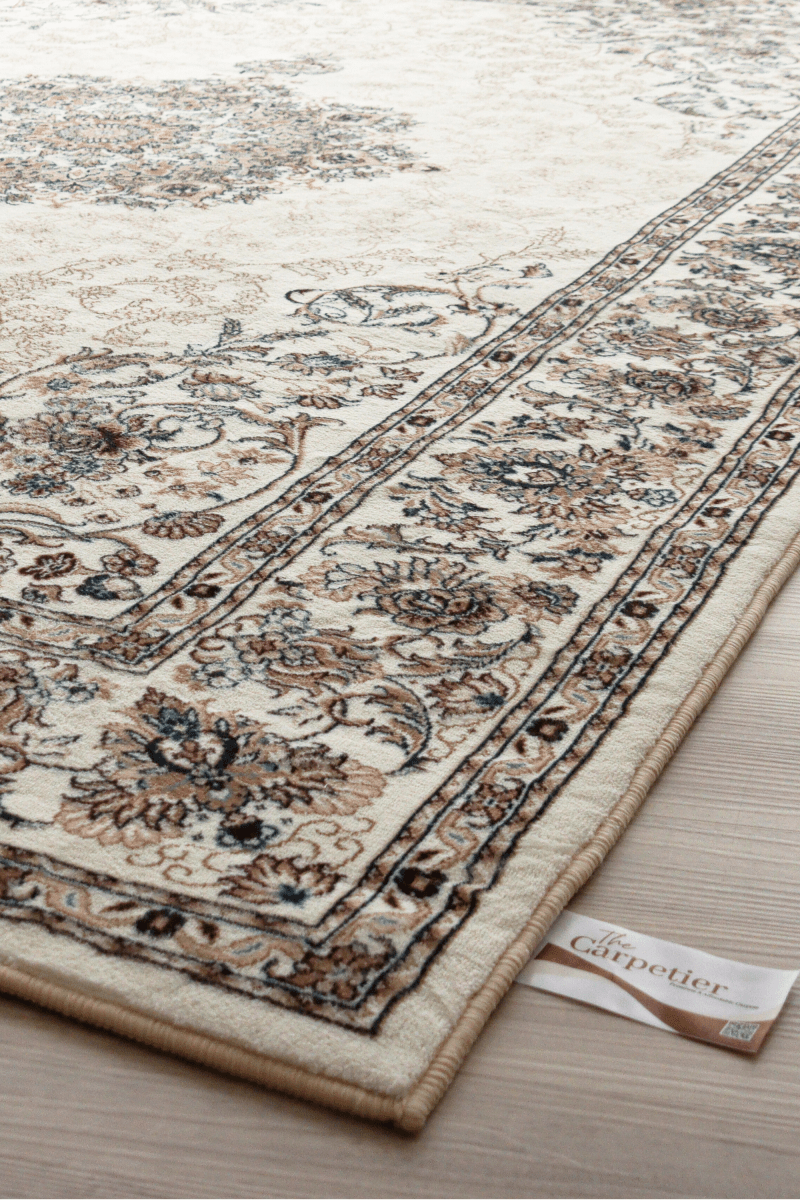 Royal Ivory Carpet | Persian | Polyfibre Cashmere Series - The Carpetier™