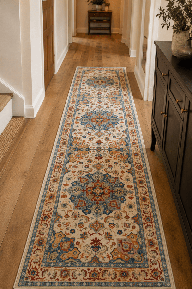 Royal Sienna Runner | Polyfibre Cashmere - The Carpetier™
