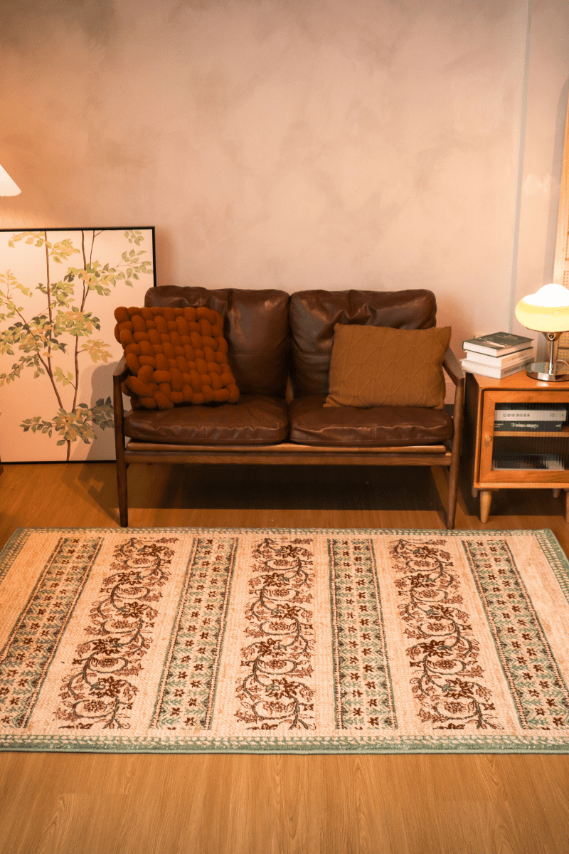 Rustic Florals Carpet | Wilton Dyed Series - The Carpetier™