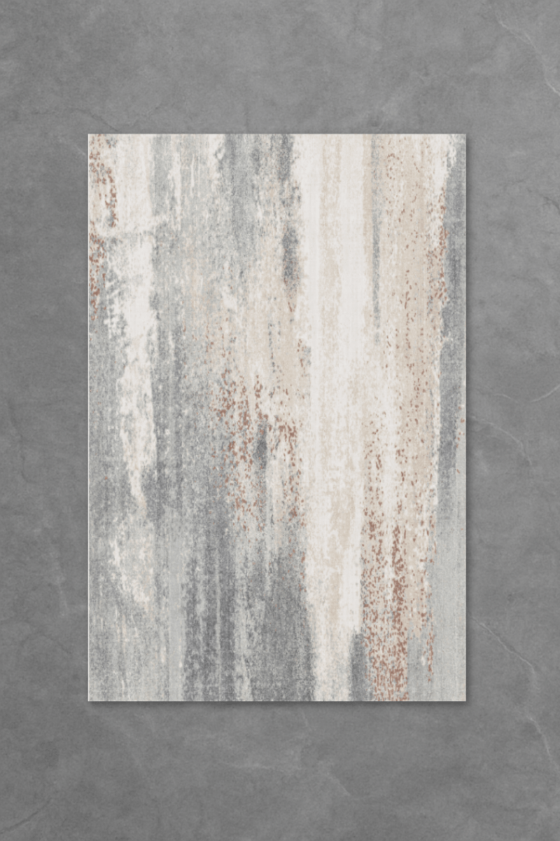 Rustic Horizon Mist Floor Mat | Polyfibre Cashmere - The Carpetier™