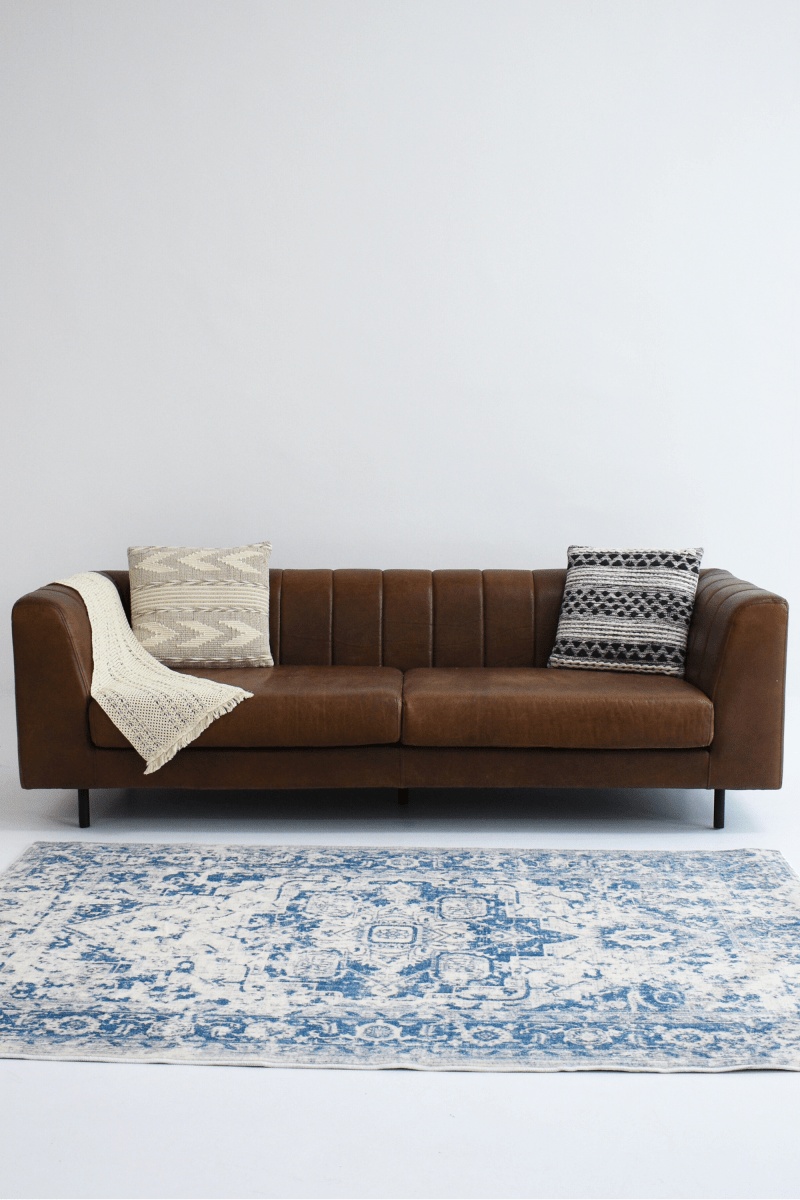 Rustic Sapphire Carpet | Persian | Polyfibre Cashmere Series - The Carpetier™