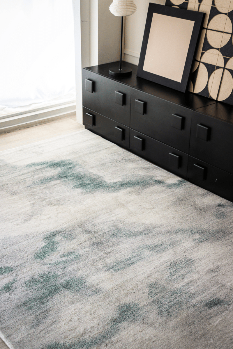 Sage Green Mist Carpet | Modern | Polyfibre Cashmere Series - The Carpetier™