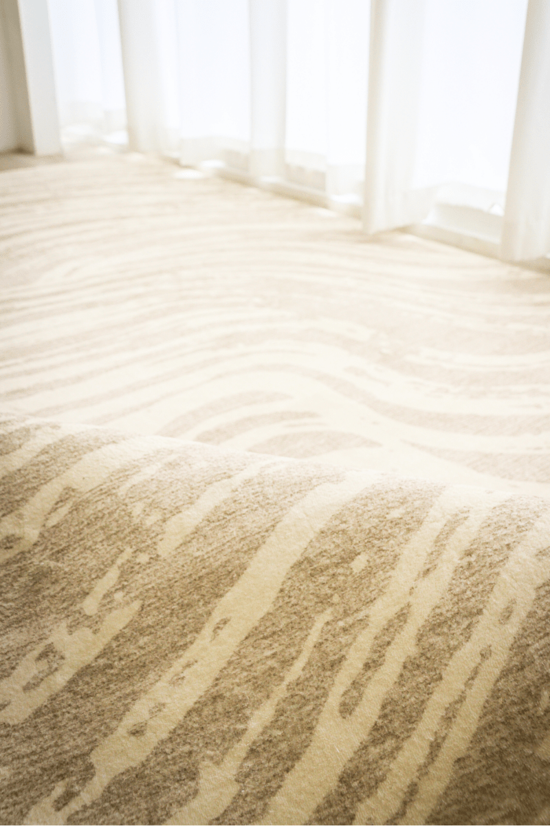 Sand Waves Carpet | Scandinavian | Polyfibre Cashmere Series - The Carpetier™